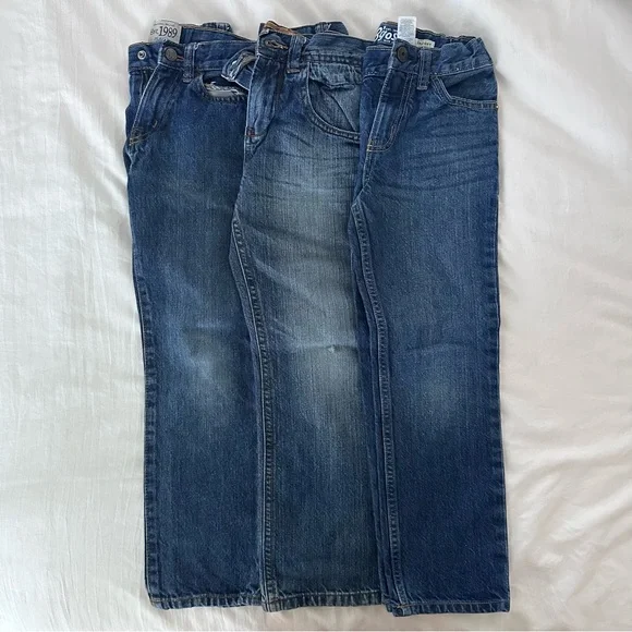 Boys Size 6 Straight Fit Jean Bundle - Picture 1 of 10